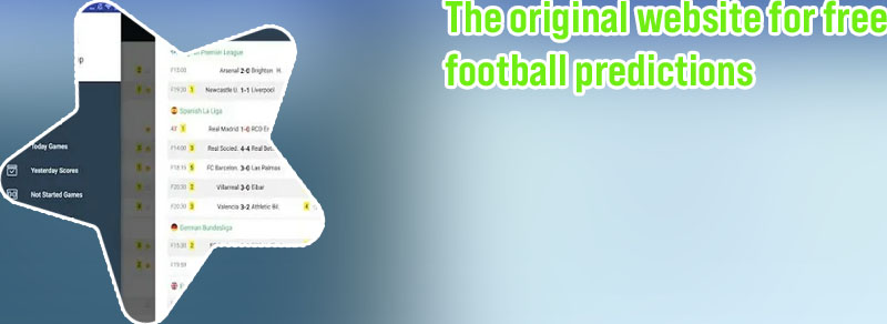 Livescore soccer prediction today