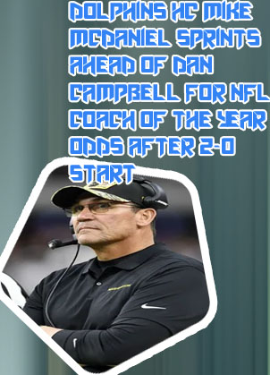 Nfl coach of the year odds
